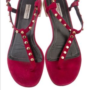 Balenciaga Studded Sandals - Size 9